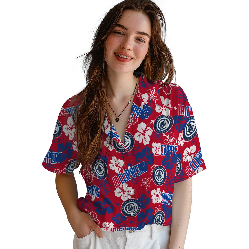 Los Angeles Clippers Hibiscus Bloom Hawaiian Shirt – Moonbestprint