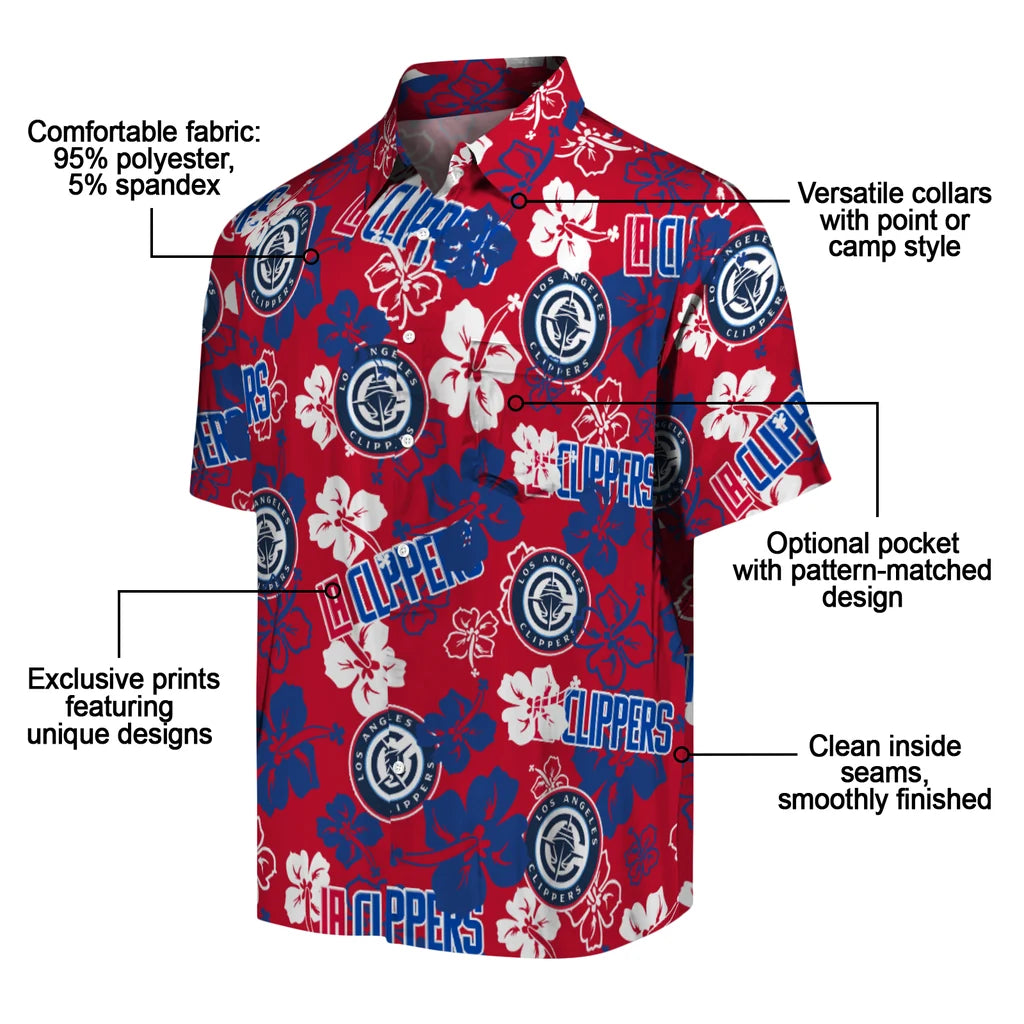Los Angeles Clippers Hibiscus Bloom Hawaiian Shirt – Moonbestprint