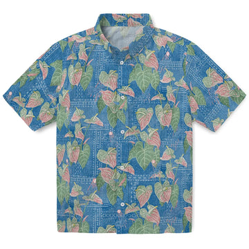 Los Angeles Dodgers Hawaiian Shirt - Anthurium Overlay | Moonbestprint