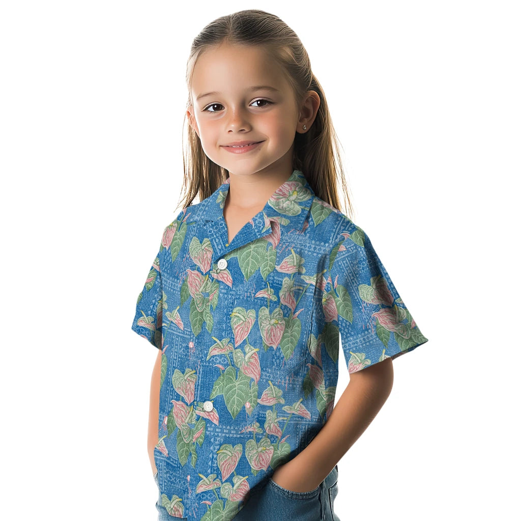 Los Angeles Dodgers Hawaiian Shirt - Anthurium Overlay | Moonbestprint