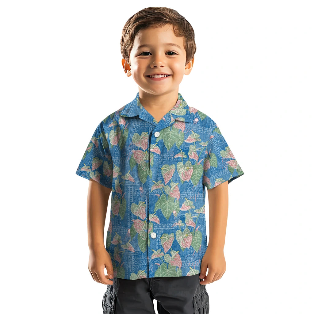 Los Angeles Dodgers Hawaiian Shirt - Anthurium Overlay | Moonbestprint