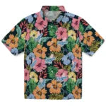 Los Angeles Dodgers Hawaiian Shirt - Brilliant Hibiscus Garden | Moonbestprint