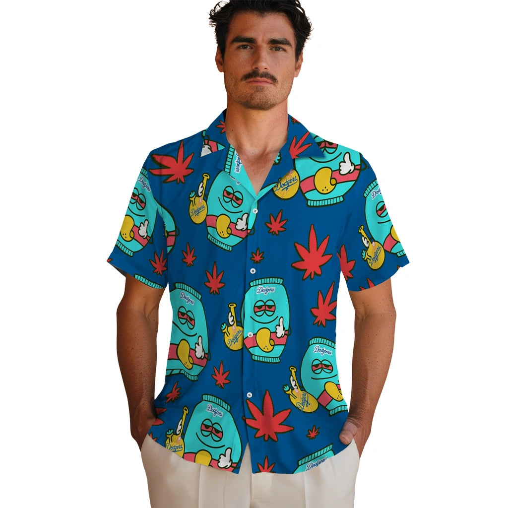 Los Angeles Dodgers Hawaiian Shirt - Chill Vibe | Moonbestprint