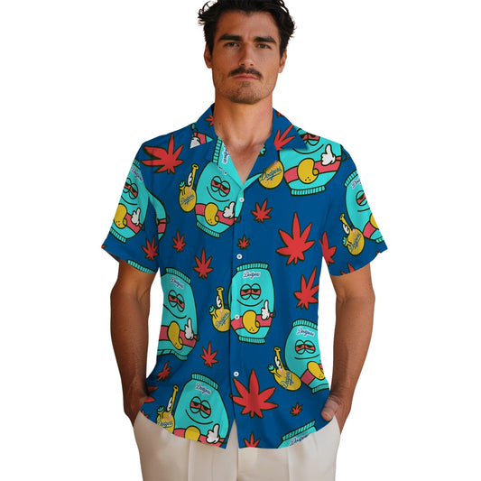 Los Angeles Dodgers Hawaiian Shirt - Chill Vibe | Moonbestprint