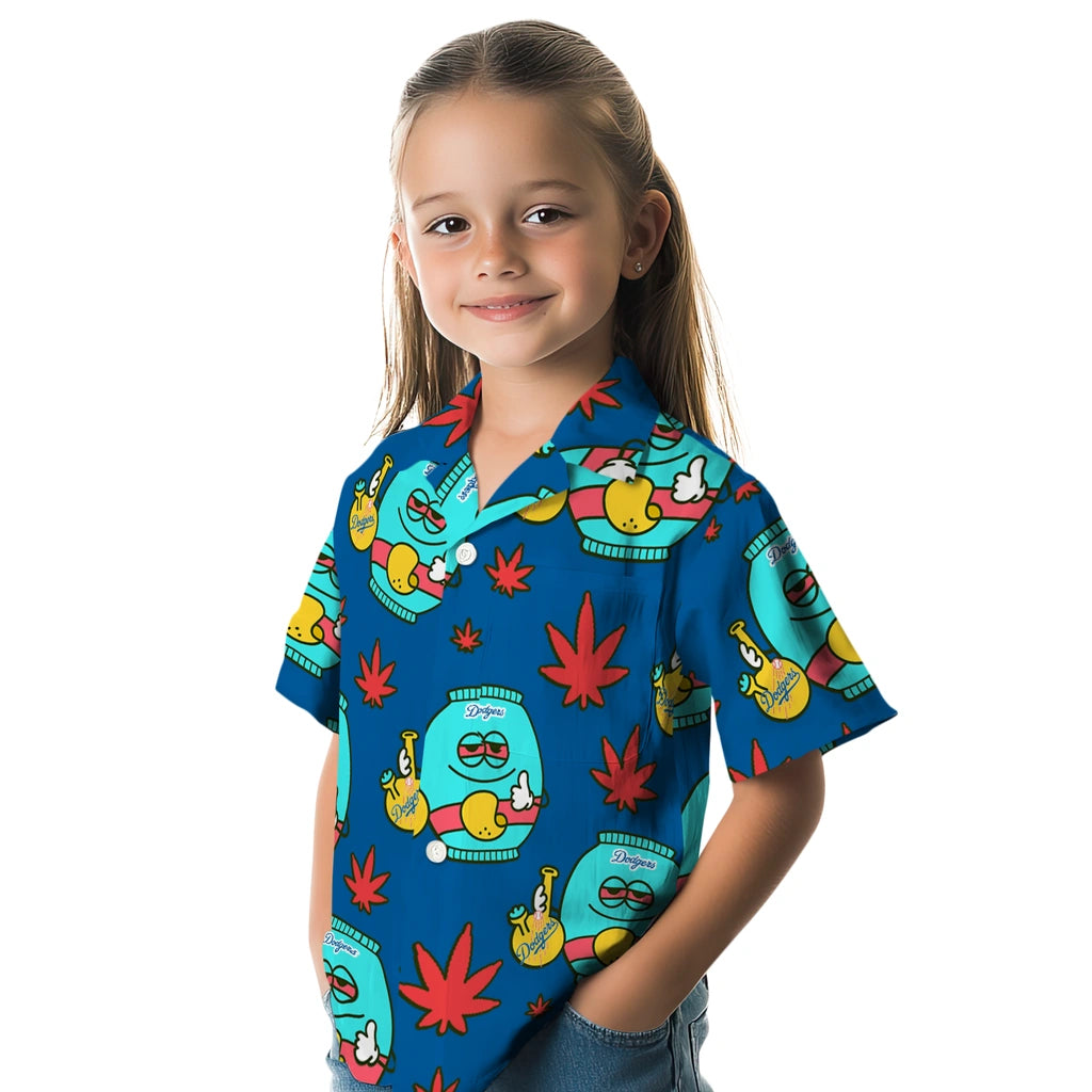 Los Angeles Dodgers Hawaiian Shirt - Chill Vibe | Moonbestprint