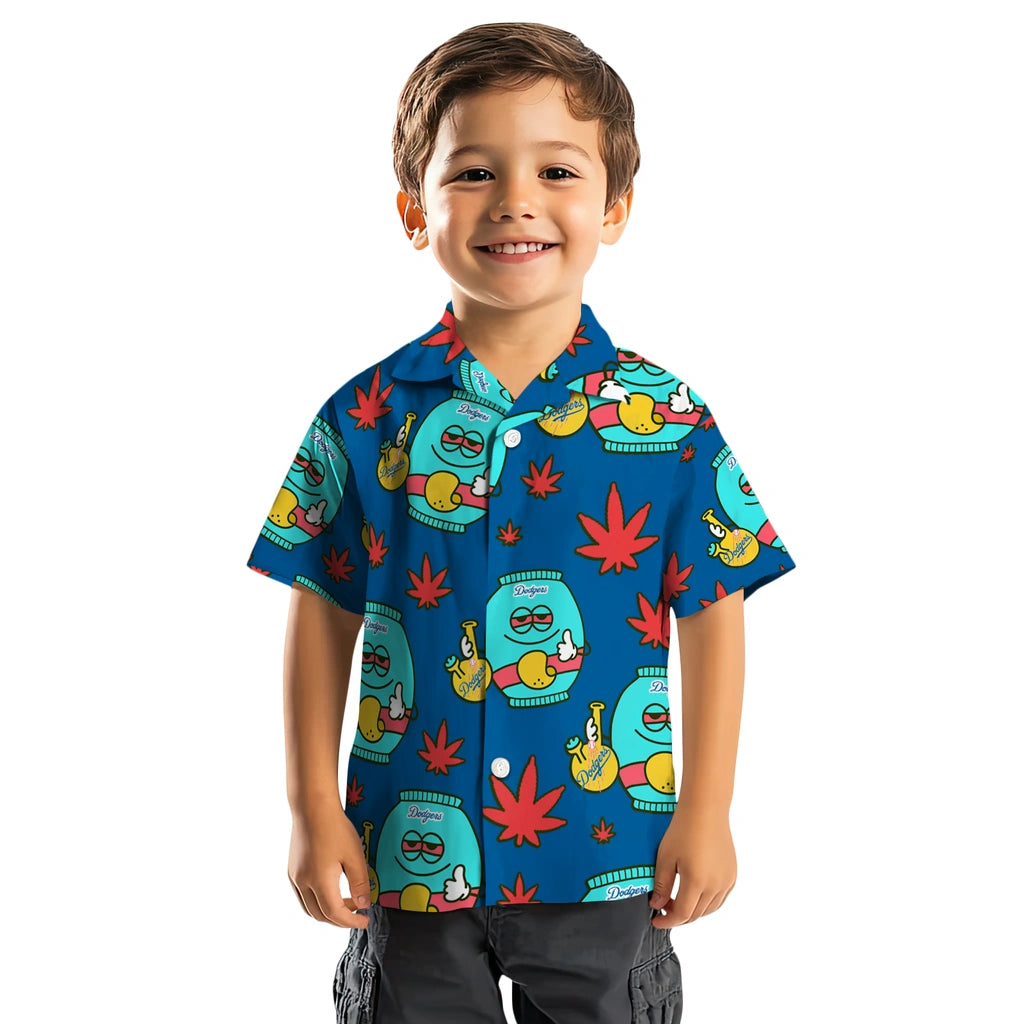 Los Angeles Dodgers Hawaiian Shirt - Chill Vibe | Moonbestprint