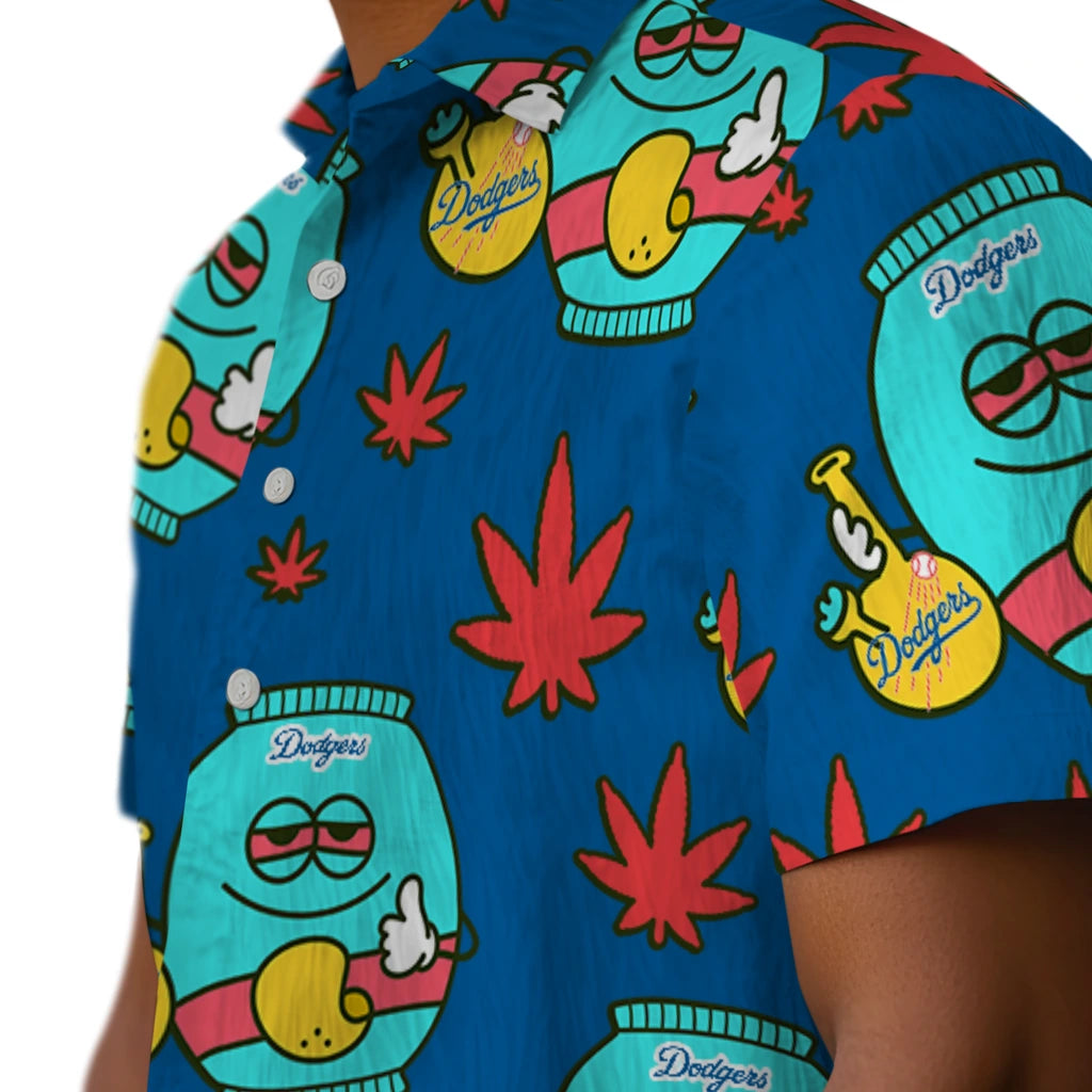 Los Angeles Dodgers Hawaiian Shirt - Chill Vibe | Moonbestprint