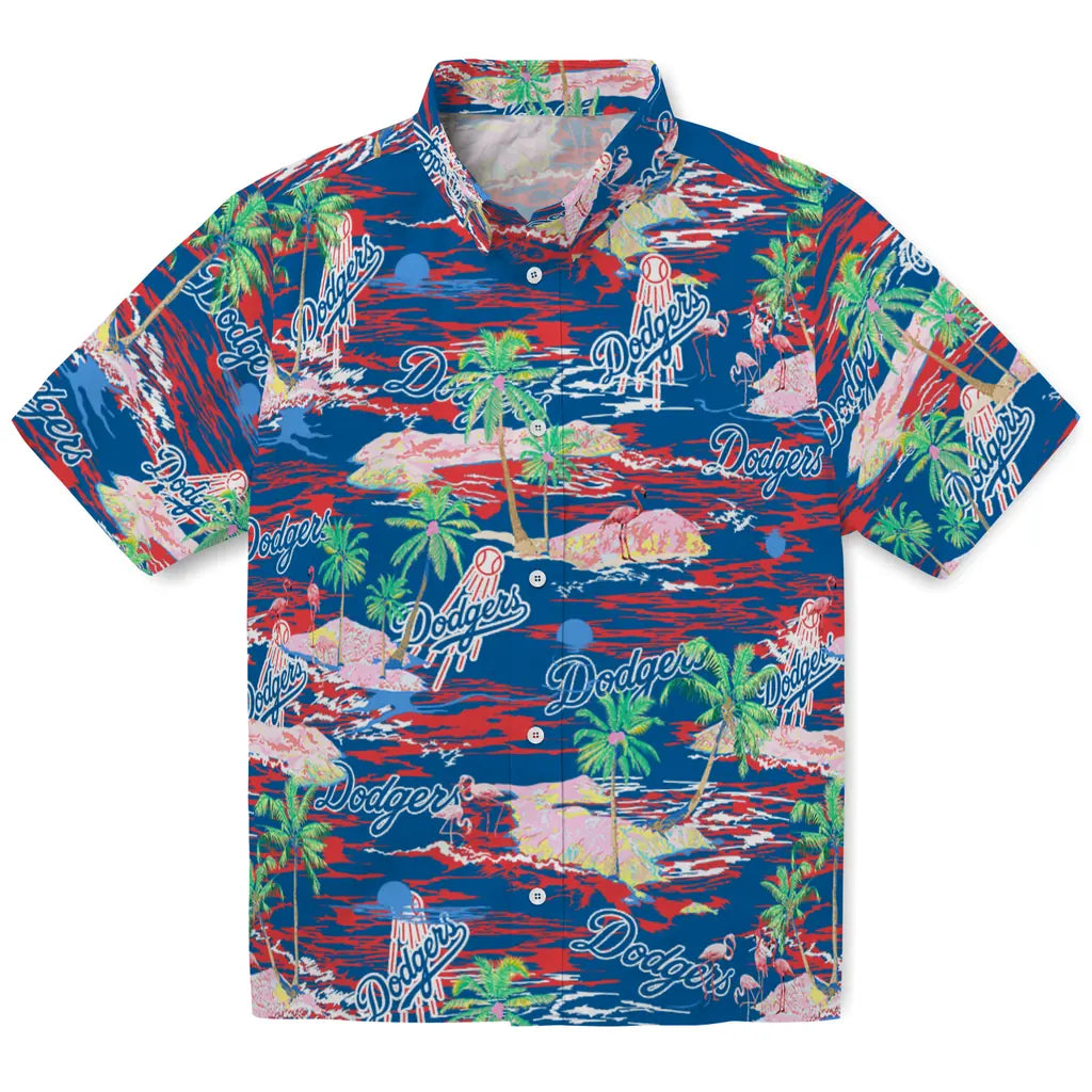 Los Angeles Dodgers Flamingo Retreat 2026 Hawaiian Shirt – Moonbestprint
