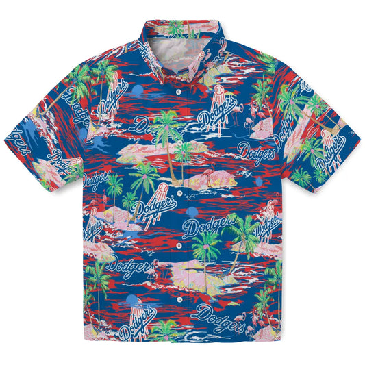 Los Angeles Dodgers Flamingo Retreat 2026 Hawaiian Shirt – Moonbestprint