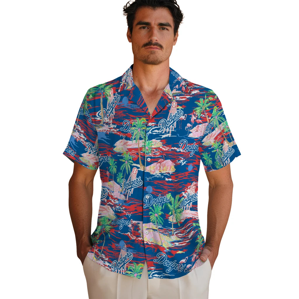 Los Angeles Dodgers Flamingo Retreat 2026 Hawaiian Shirt – Moonbestprint