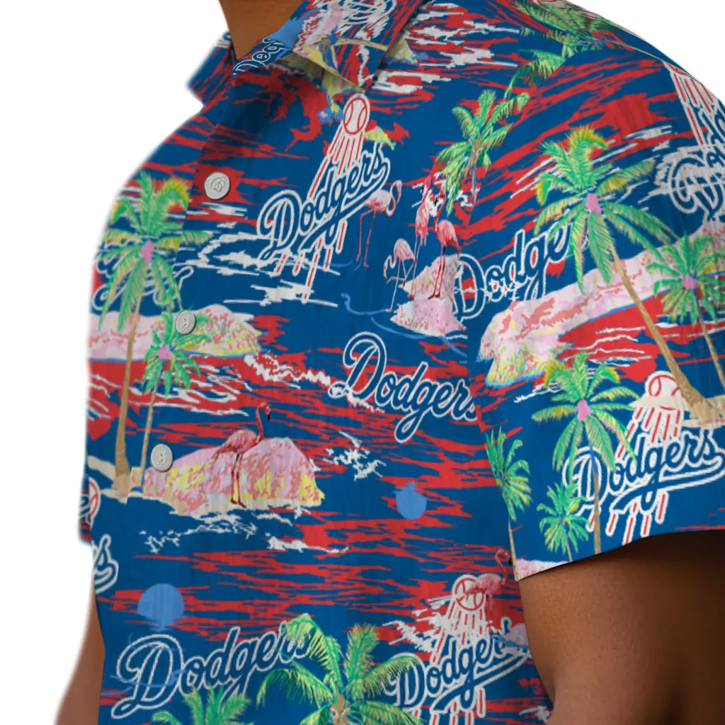 Los Angeles Dodgers Flamingo Retreat 2026 Hawaiian Shirt – Moonbestprint