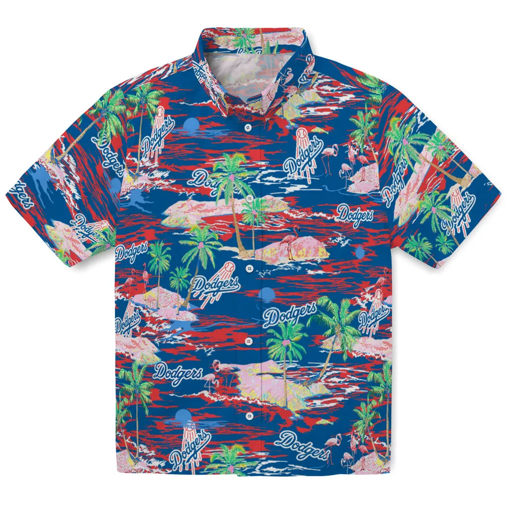 Los Angeles Dodgers Hawaiian Shirt - Hawaii Island | Moonbestprint
