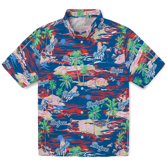 Los Angeles Dodgers Hawaiian Shirt - Hawaii Island | Moonbestprint
