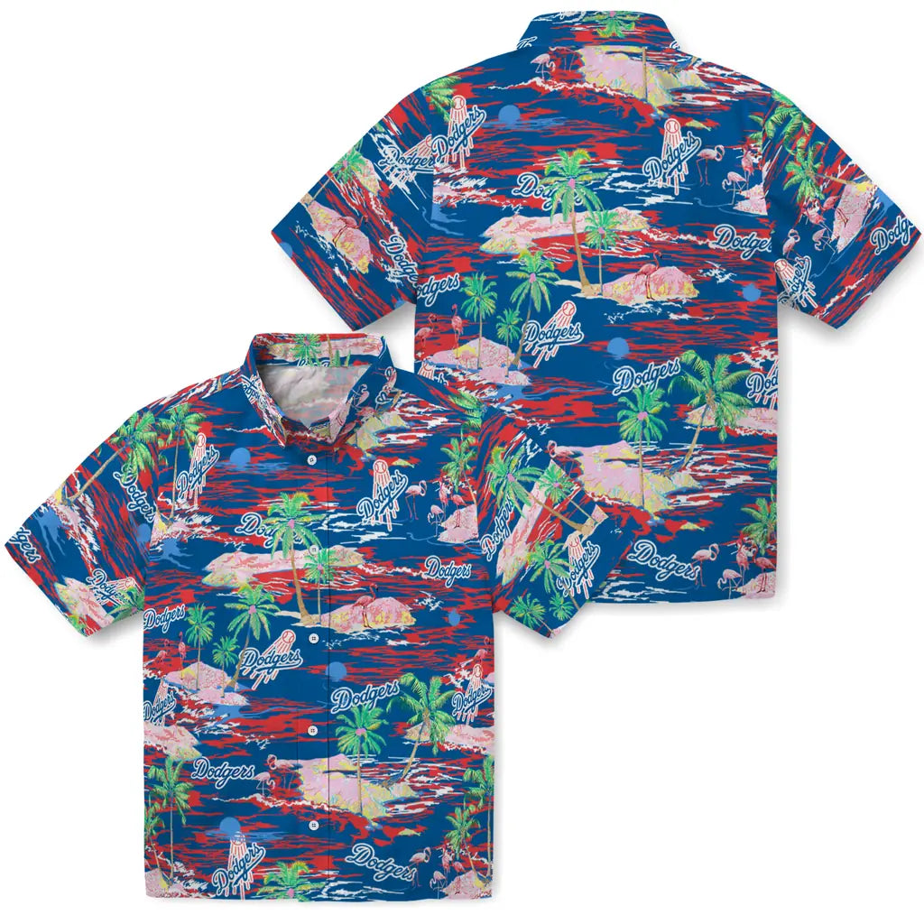 Los Angeles Dodgers Hawaiian Shirt - Hawaii Island | Moonbestprint