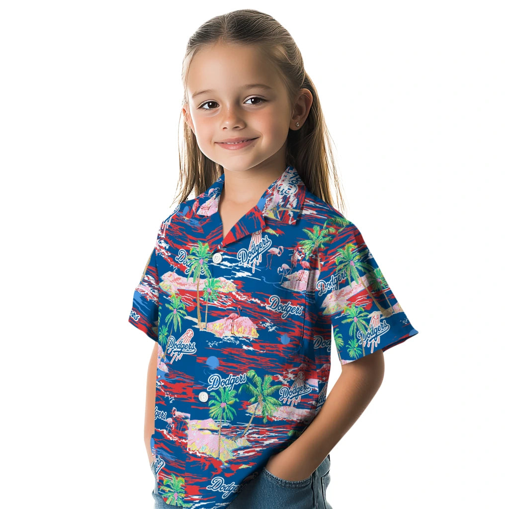 Los Angeles Dodgers Hawaiian Shirt - Hawaii Island | Moonbestprint