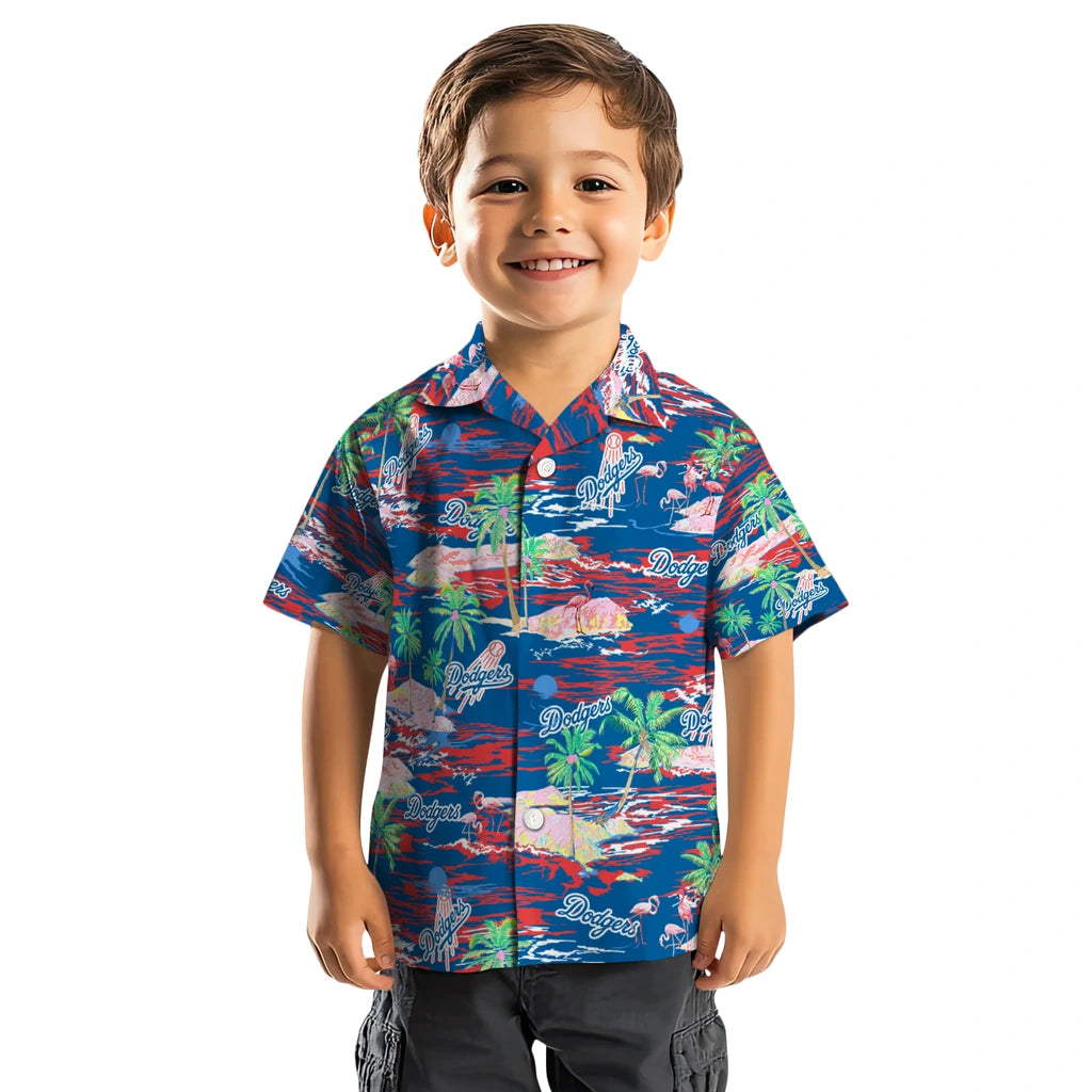 Los Angeles Dodgers Hawaiian Shirt - Hawaii Island | Moonbestprint