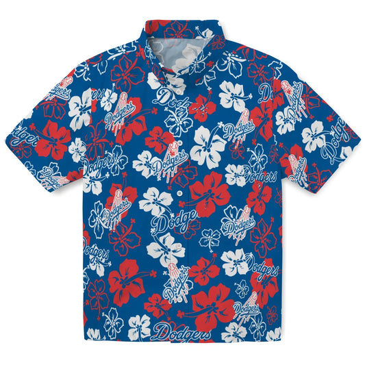 Los Angeles Dodgers Hibiscus Bloom Hawaiian Shirt – Moonbestprint