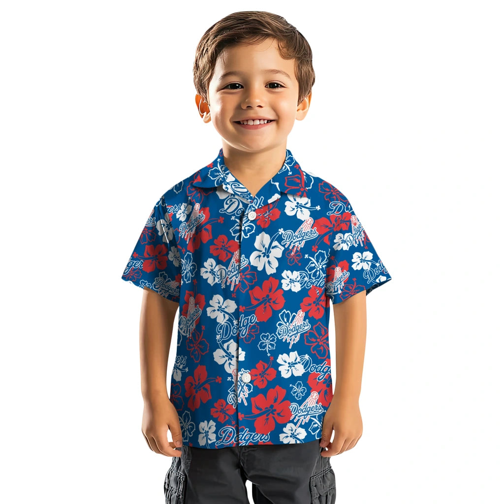 Los Angeles Dodgers Hibiscus Bloom Hawaiian Shirt – Moonbestprint