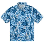 Los Angeles Dodgers Hawaiian Shirt - Hibiscus Blooms | Moonbestprint