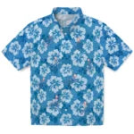 Los Angeles Dodgers Hawaiian Shirt - Hibiscus Cluster | Moonbestprint