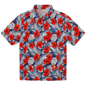 Los Angeles Dodgers Hawaiian Shirt - Hibiscus Fiesta | Moonbestprint
