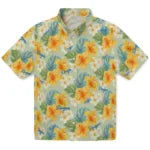 Los Angeles Dodgers Hawaiian Shirt - Hibiscus Mood | Moonbestprint