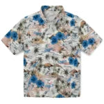 Los Angeles Dodgers Hawaiian Shirt - Hibiscus Seaside | Moonbestprint