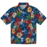 Los Angeles Dodgers Hawaiian Shirt - Hibiscus Tiki Jungle | Moonbestprint