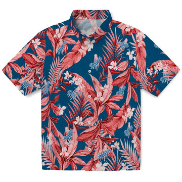 Los Angeles Dodgers Hawaiian Shirt - Palm Leaves | Moonbestprint