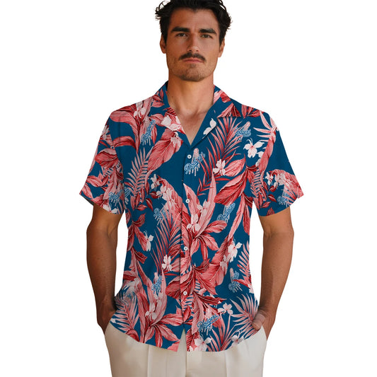 Los Angeles Dodgers Hawaiian Shirt - Palm Leaves | Moonbestprint