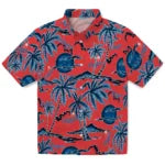 Los Angeles Dodgers Hawaiian Shirt - Palm Sunset | Moonbestprint