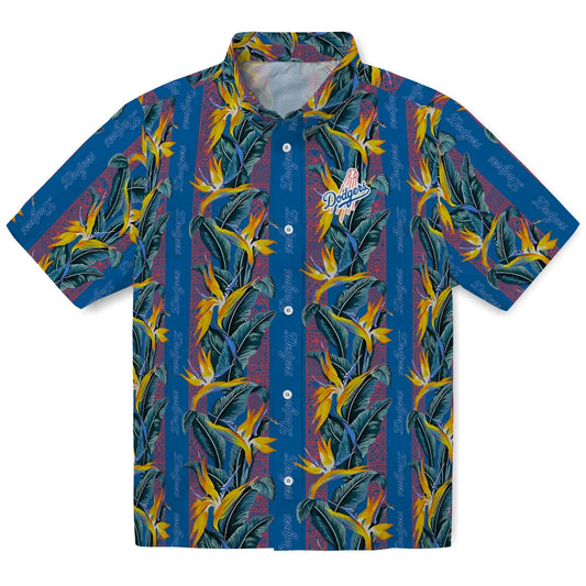 Los Angeles Dodgers Hawaiian Shirt - Paradise Vines | Moonbestprint