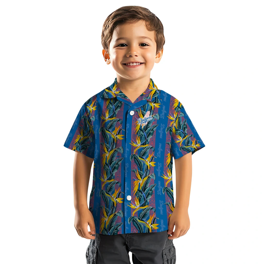 Los Angeles Dodgers Hawaiian Shirt - Paradise Vines | Moonbestprint