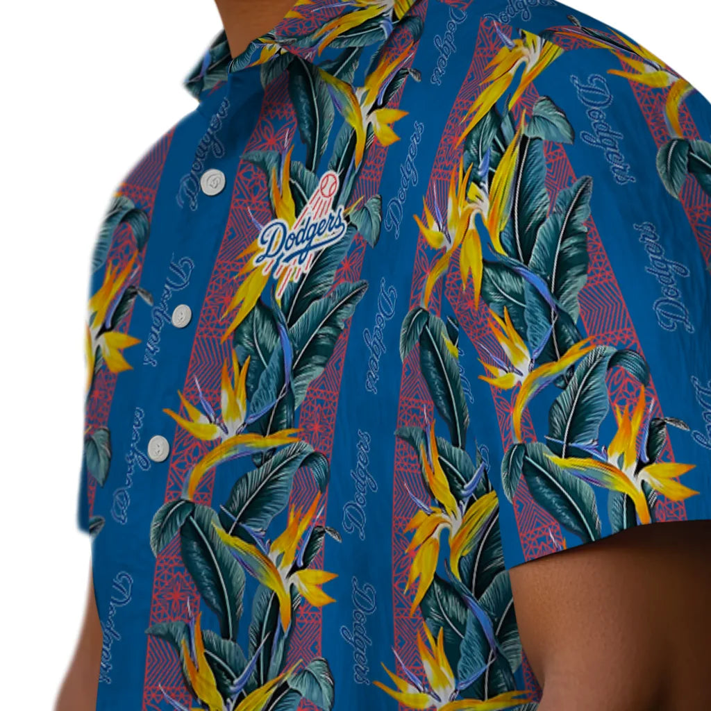 Los Angeles Dodgers Hawaiian Shirt - Paradise Vines | Moonbestprint