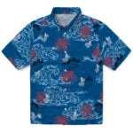 Los Angeles Dodgers Hawaiian Shirt - Wave Palm | Moonbestprint