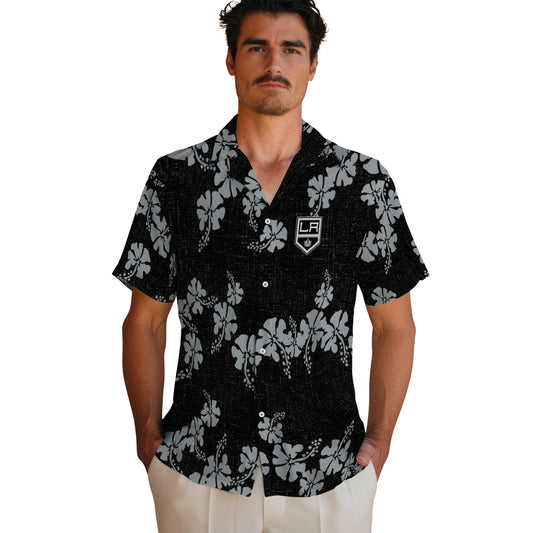 Los Angeles Kings Hawaiian Shirt - 50th State Flower | Moonbestprint