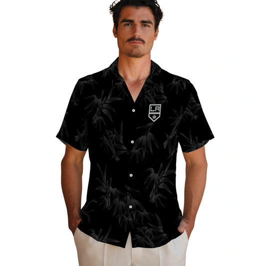 Los Angeles Kings Hawaiian Shirt - Bamboo Branches | Moonbestprint
