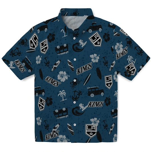 Los Angeles Kings Hawaiian Shirt - Beach Vibe | Moonbestprint