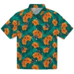 Los Angeles Kings Hawaiian Shirt - Hibiscus and Palm Leaves | Moonbestprint