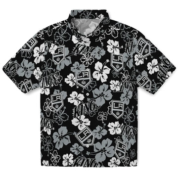 Los Angeles Kings Hibiscus Bloom Hawaiian Shirt – Moonbestprint