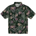 Los Angeles Kings Hawaiian Shirt - Hibiscus Leaves Pattern | Moonbestprint