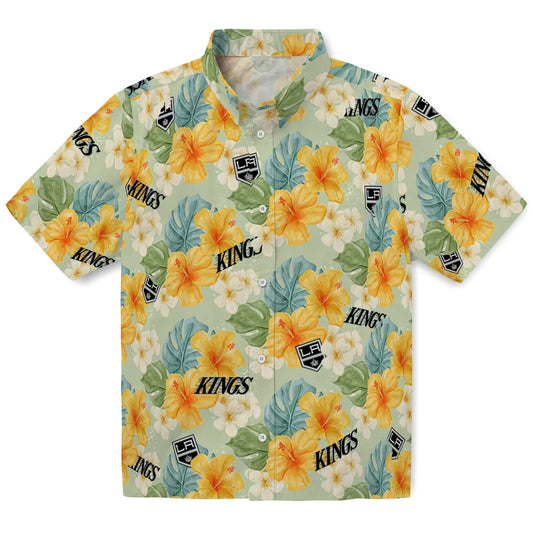 Los Angeles Kings Hawaiian Shirt - Hibiscus Mood | Moonbestprint