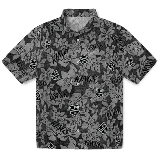 Los Angeles Kings Hawaiian Shirt - Hibiscus Oasis | Moonbestprint