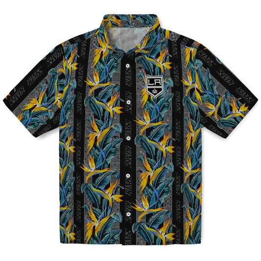 Los Angeles Kings Hawaiian Shirt - Paradise Vines | Moonbestprint