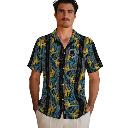 Los Angeles Kings Hawaiian Shirt - Paradise Vines | Moonbestprint