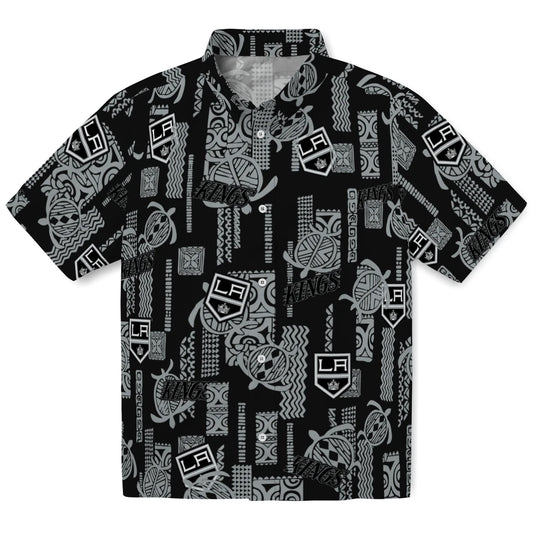 Los Angeles Kings Hawaiian Shirt - Turtle Lines | Moonbestprint