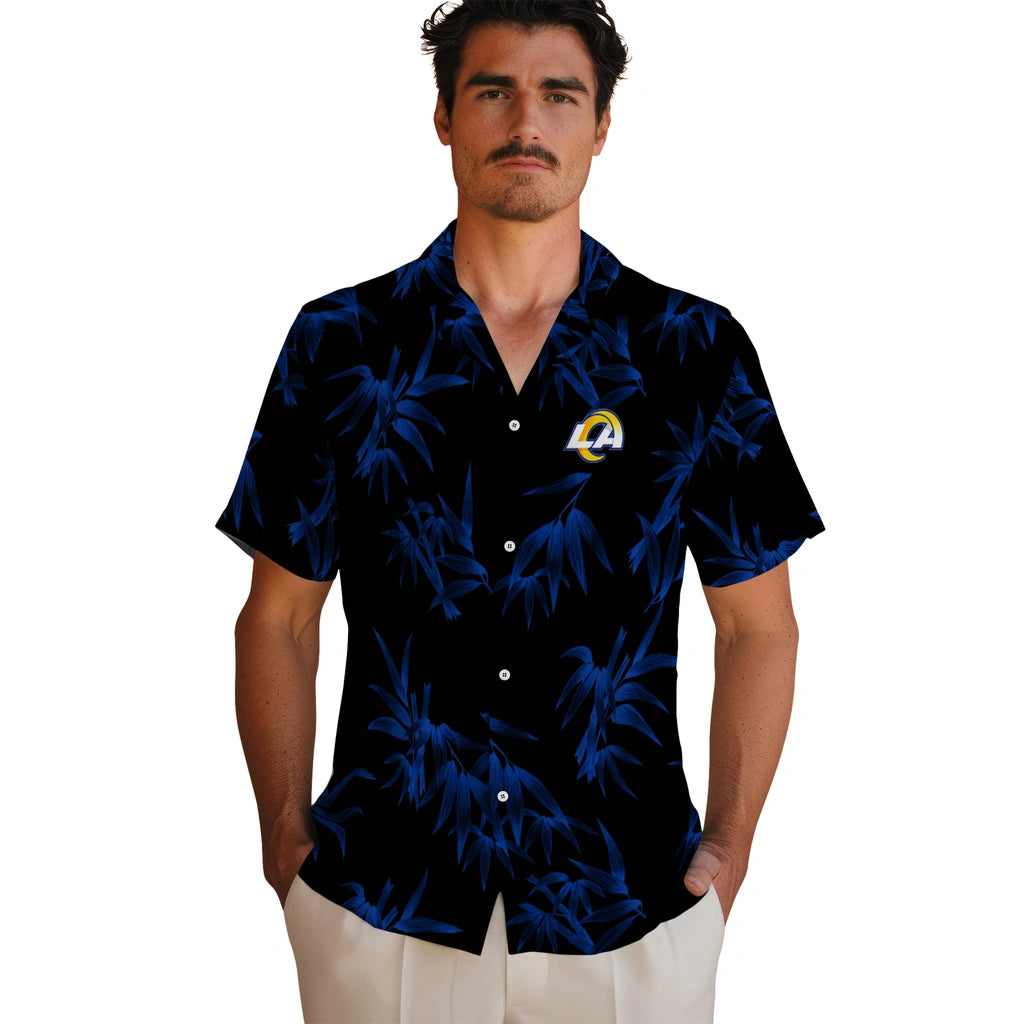 Los Angeles Rams Hawaiian Shirt - Bamboo Branches | Moonbestprint