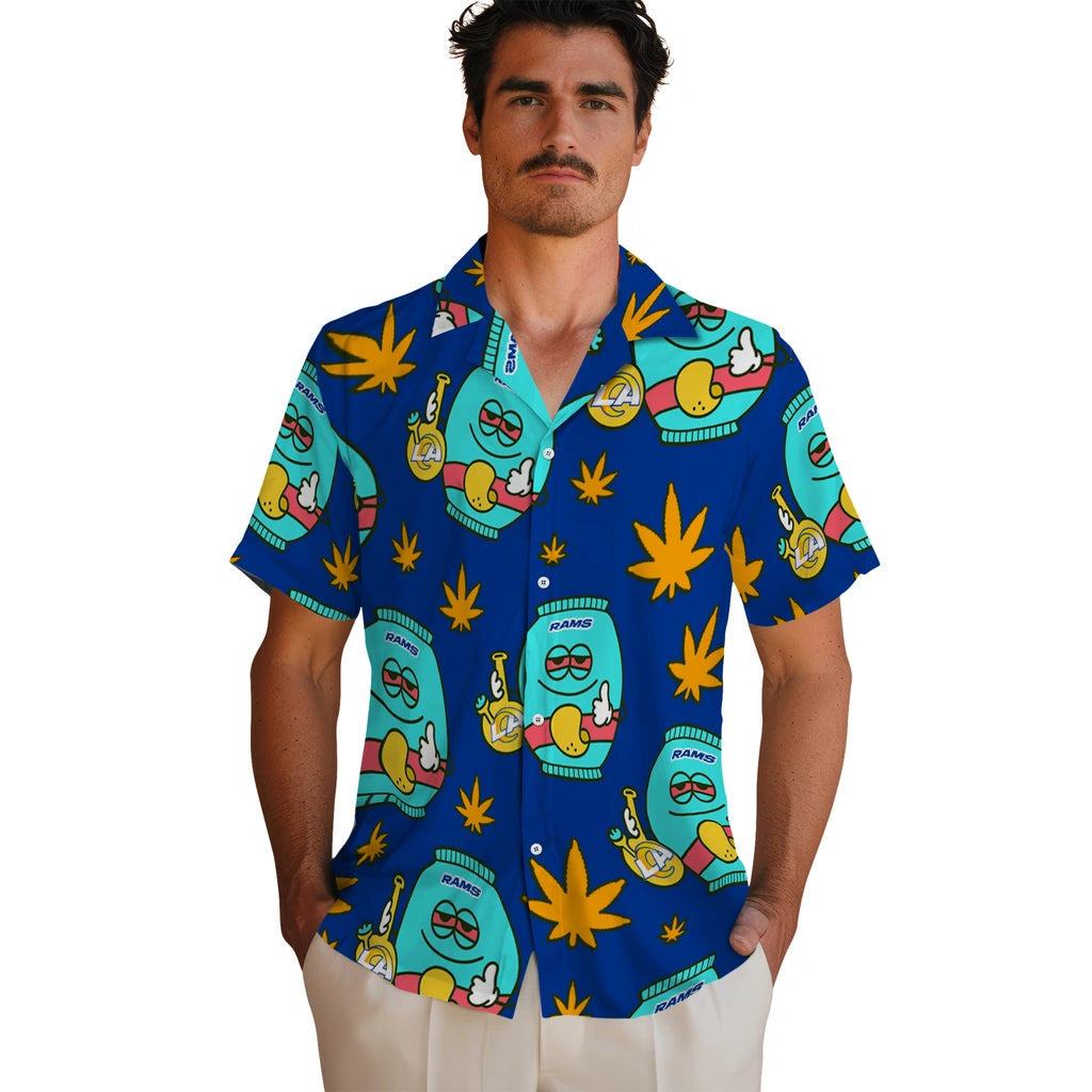 Los Angeles Rams Hawaiian Shirt - Chill Vibe | Moonbestprint