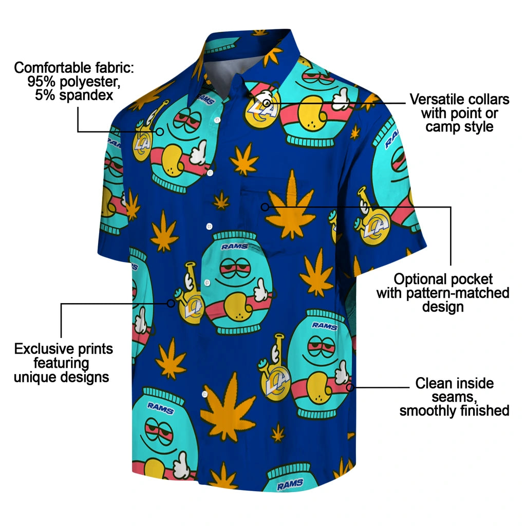 Los Angeles Rams Hawaiian Shirt - Chill Vibe | Moonbestprint