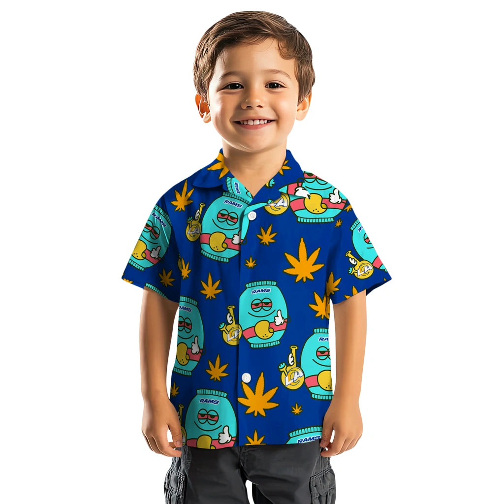 Los Angeles Rams Hawaiian Shirt - Chill Vibe | Moonbestprint